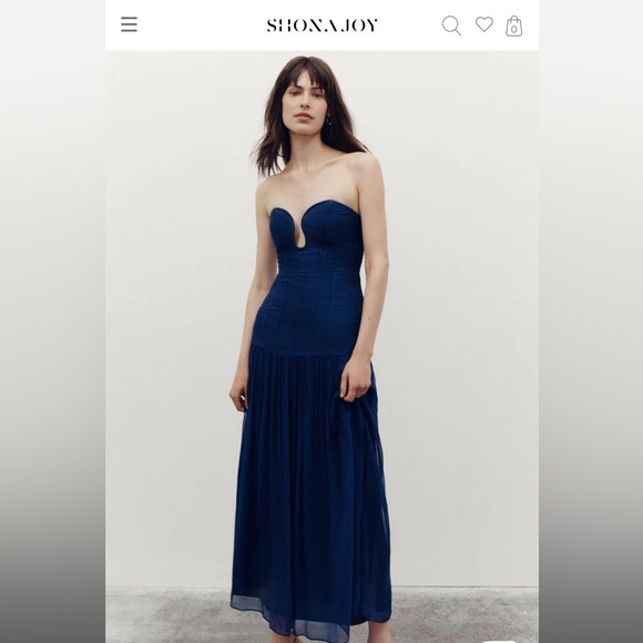 Shona Joy Dresses & Skirts - Shona Joy strapless midi